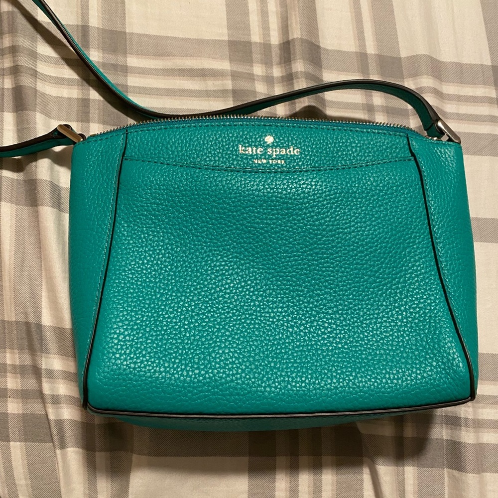Green Kate Spade purse